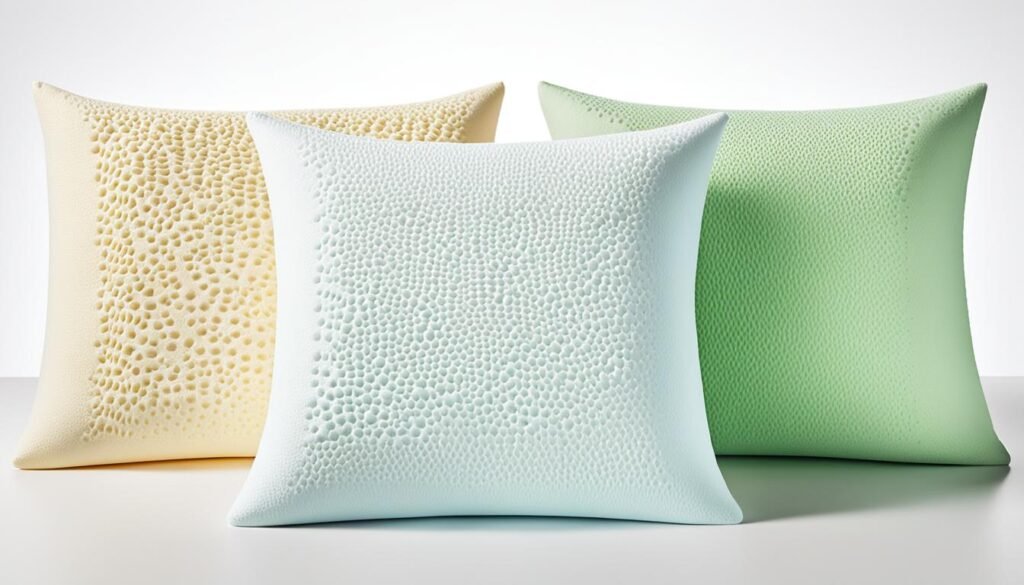 Comparison of Memory Foam and Latex Pillows