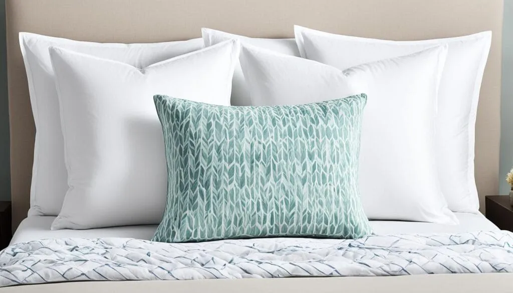 choosing the right pillow for bed size