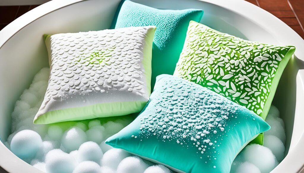 cleaning decorative pillows