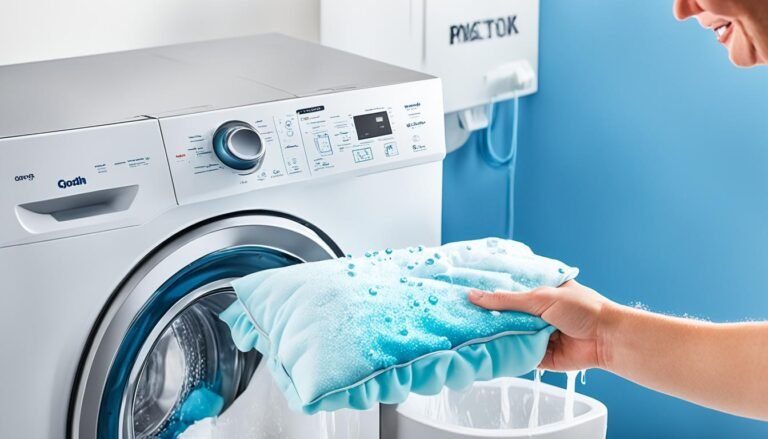 how to wash pillows in washing machine