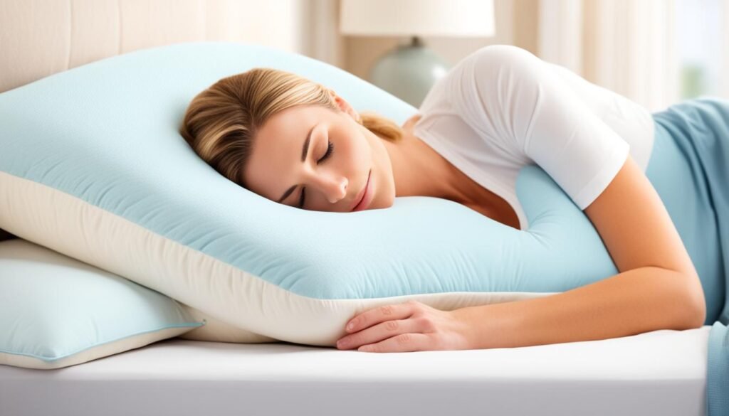 supportive pillow for side sleepers