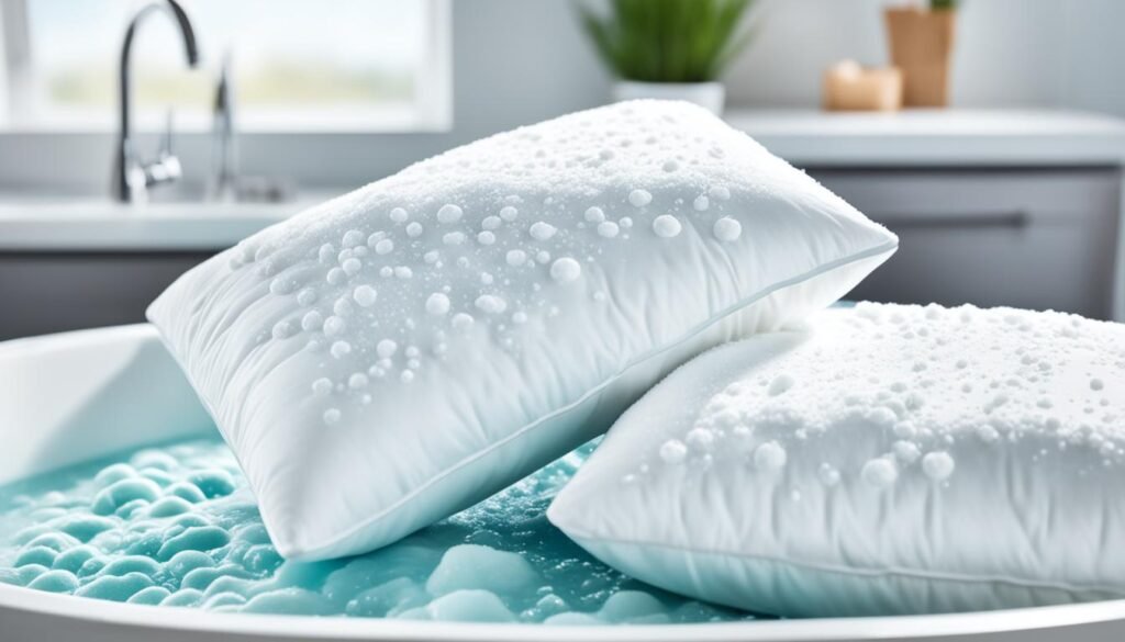 washing pillows