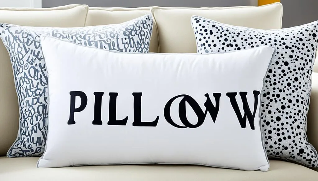 correct spelling of pillow