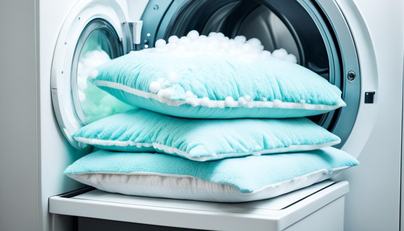 how do you wash pillows in the washer