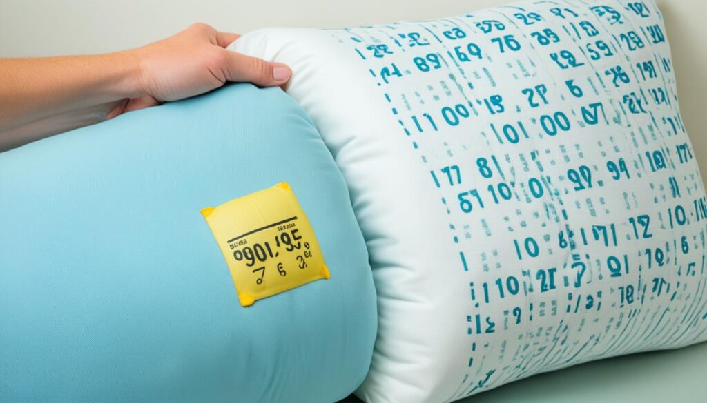 how to measure a pillow