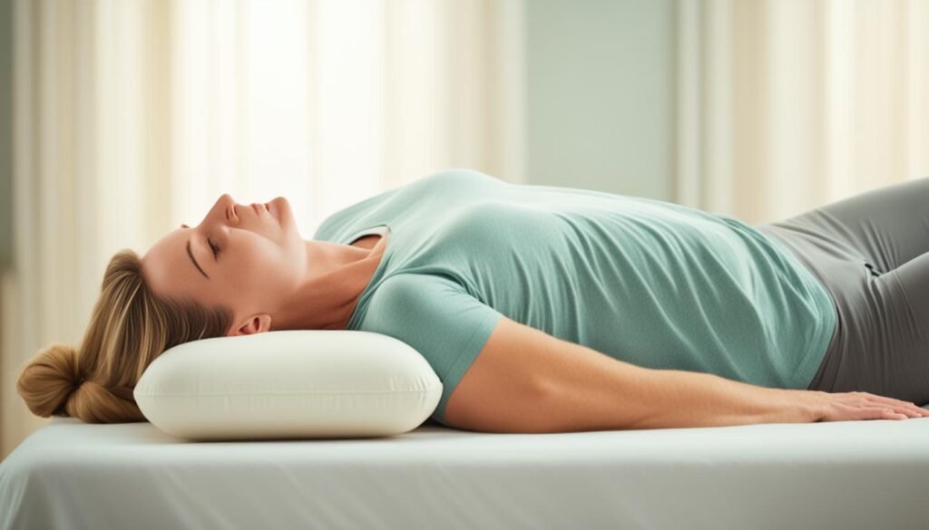 sleep posture improvement without pillow