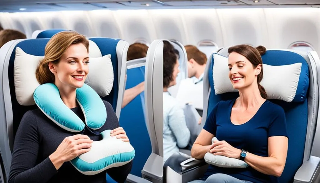 travel pillow demonstration