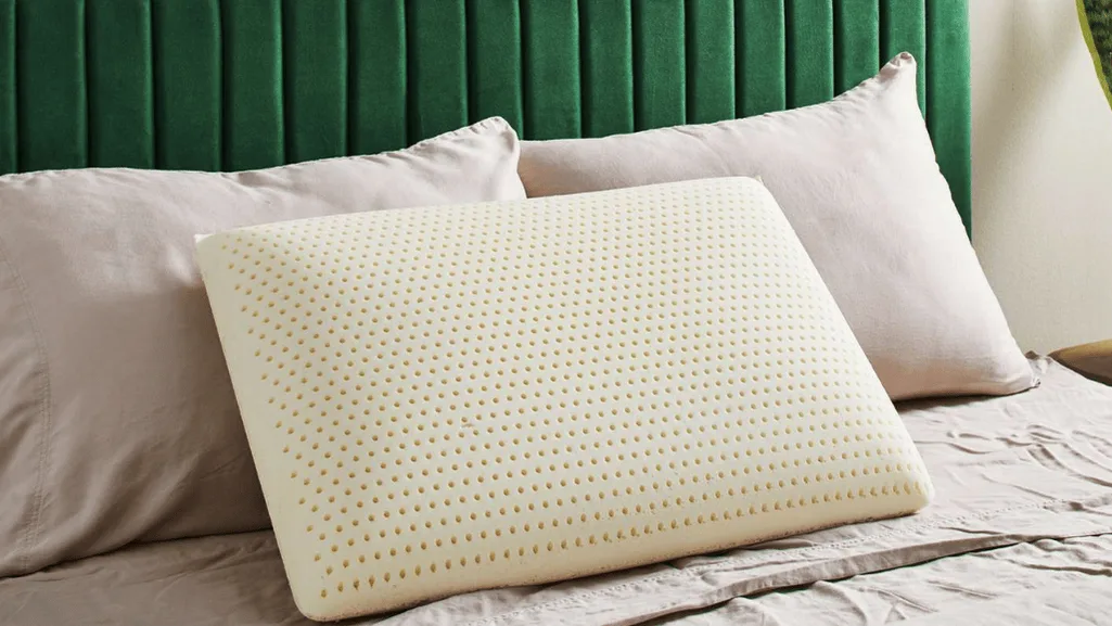 Memory foam and latex pillows for contouring support and pressure relief